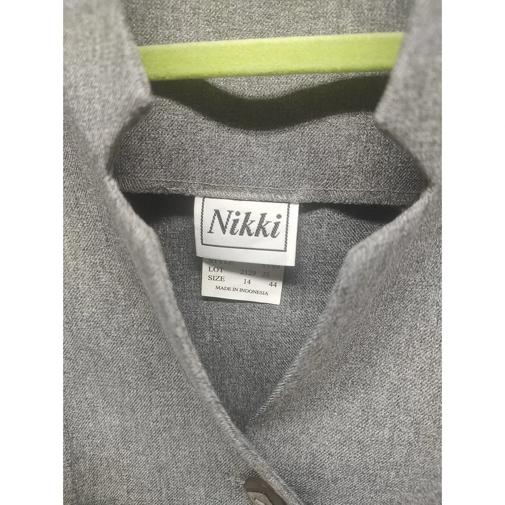 Nikki‎ Gray Women's  Jacket Size 14